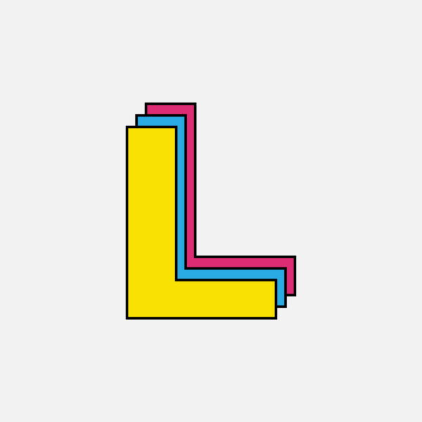 Letter L Tricolor Design