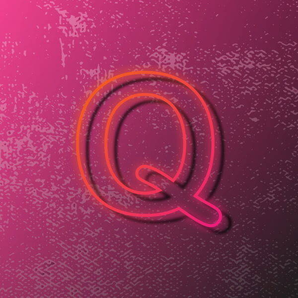 Letter Q Outline Design