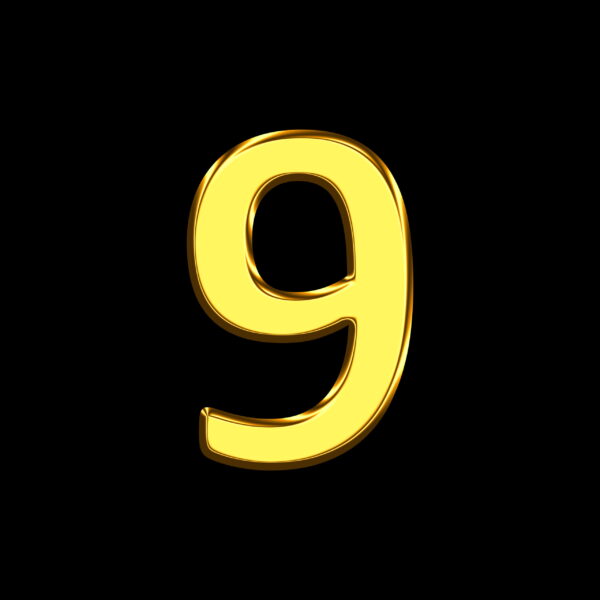 Number Nine Gold Bar