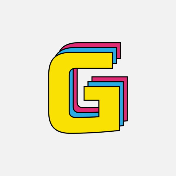 Letter G Tricolor Design