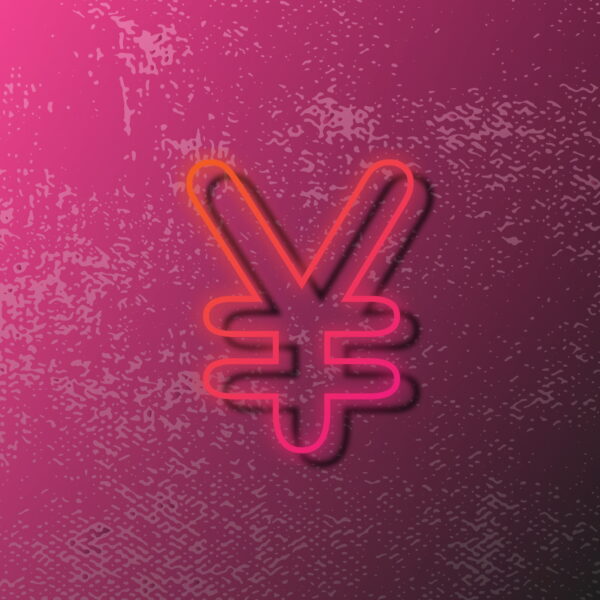 Yuan Symbol Outline Design
