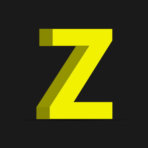3D Z Letter
