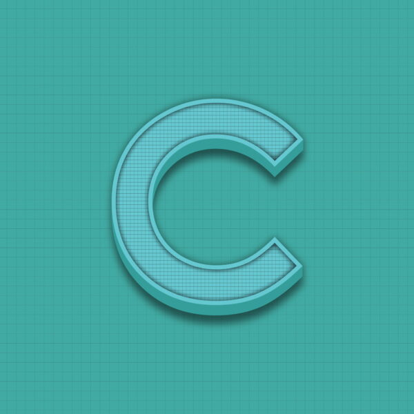Letter C Grid Design