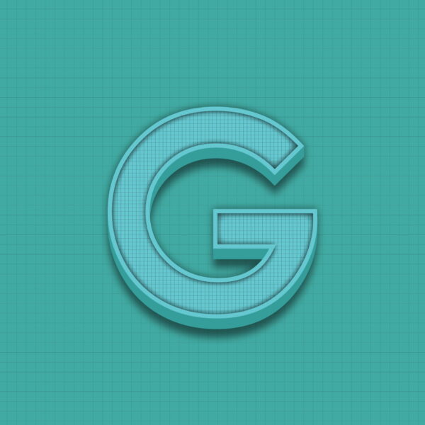 Letter G Grid Design