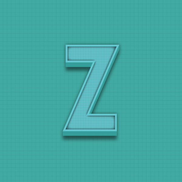 Letter Z Grid Design