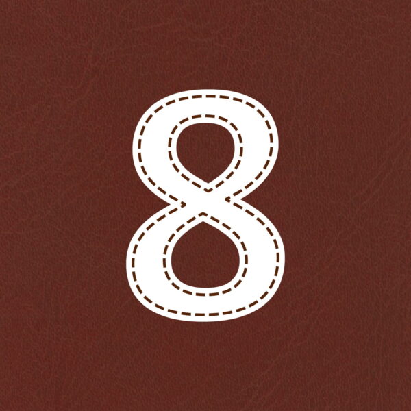 Number Eight Stitched Design