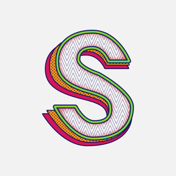 Letter S Pattern Design
