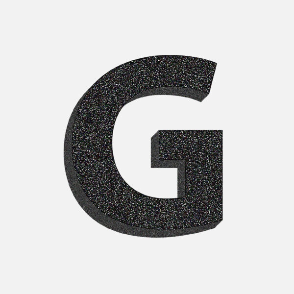Letter G Stone Design