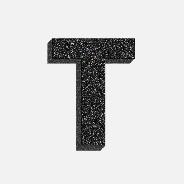 Letter T Stone Design