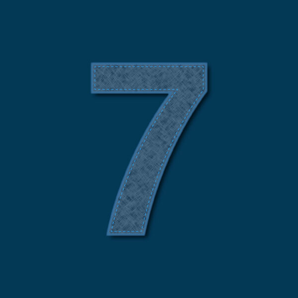 Number Seven Denim Texture Design